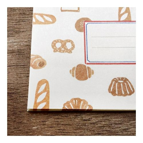 Furukawashiko Stamp Letter Set - Bread