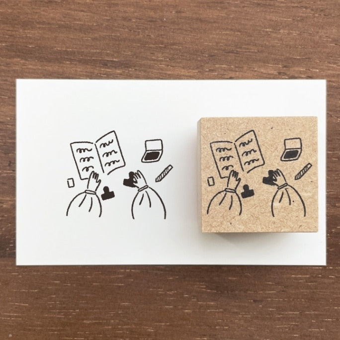 Stamp Marché Illustration Stamp - Marle Stamp Time