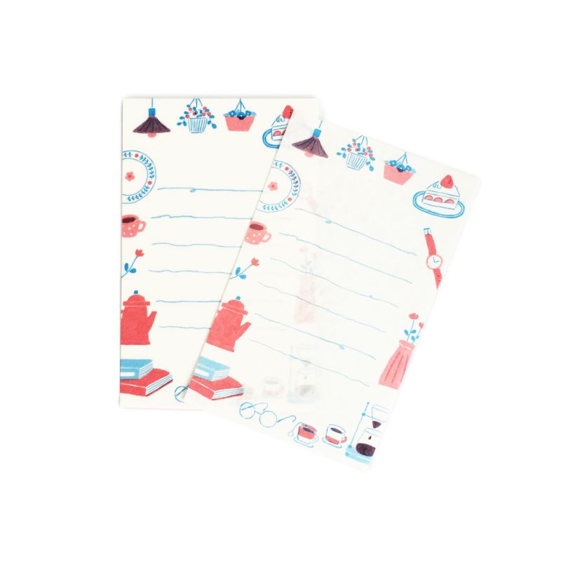 Furukawashiko Letter Set - Walking Series - Cafe