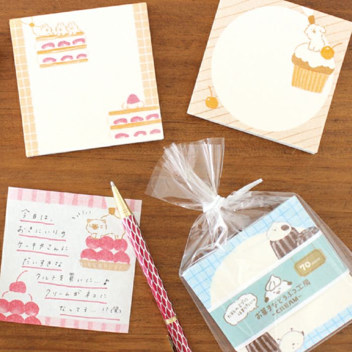 Furukawashiko Sweets Animal Workshop Memo Pads - Bird