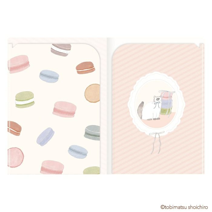 Furukawashiko A5 Clear File - Macaron