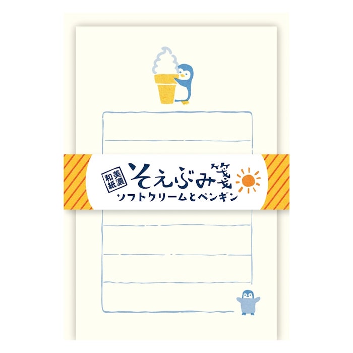 Furukawashiko Mini Letter Set - Soft Serve and Penguin