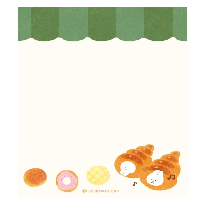Furukawashiko Sweets Animal Workshop Memo Pads - Cozy Rabbit