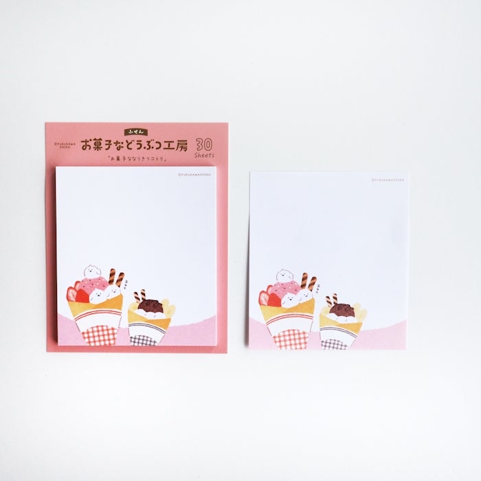 Furukawashiko Sweets Animal Workshop Sticky Notes - Kotori