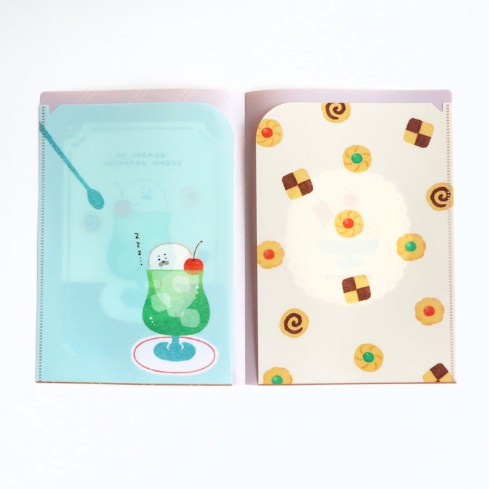 Furukawashiko A5 Clear File - Cream Seal