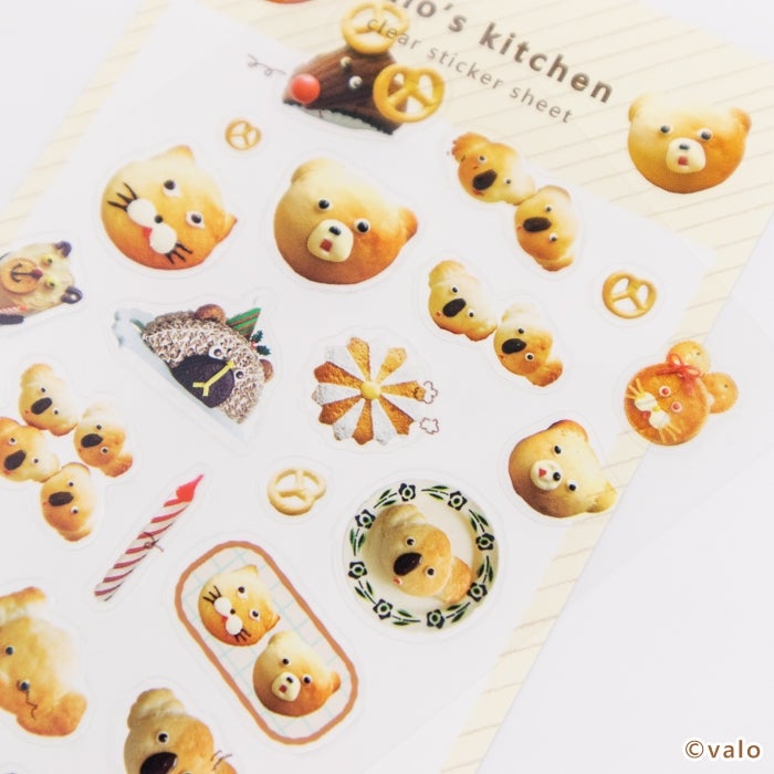 Furukawashiko Clear Sticker Sheet - Gokigen Bakery