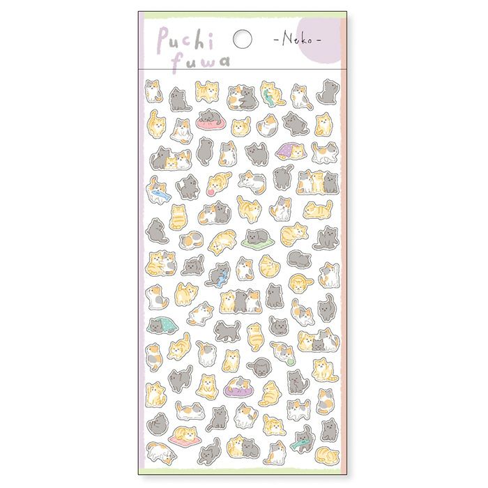 Mind Wave Puchi Fuwa Stickers - Cat