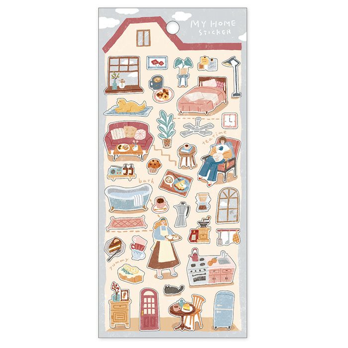 Mind Wave My Home Stickers - Snack Time