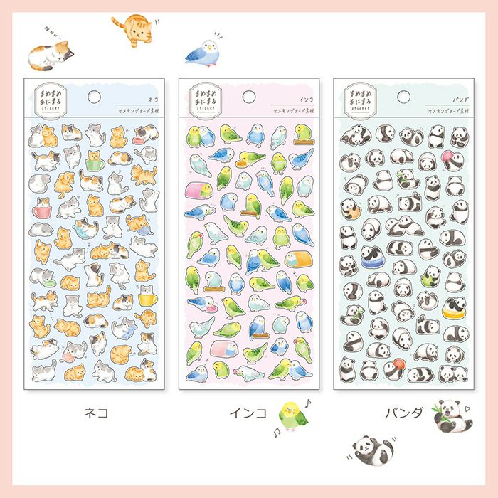 Mind Wave Mame Mame Animal Stickers - Panda