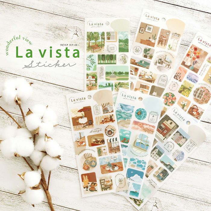 Mind Wave La Vista Stickers - City