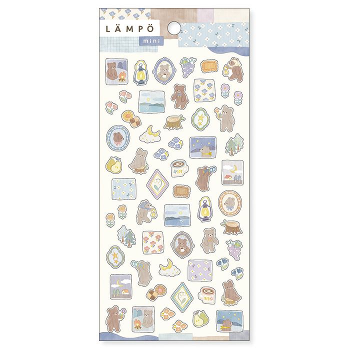 Mind Wave Lampo Mini Stickers - Bear and Starry Sky
