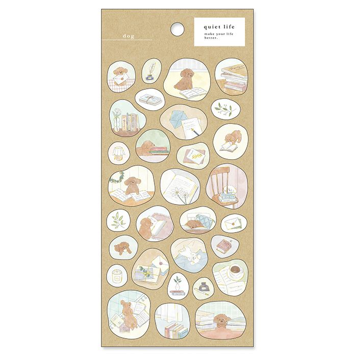 Mind Wave Quiet Life Stickers - Dog