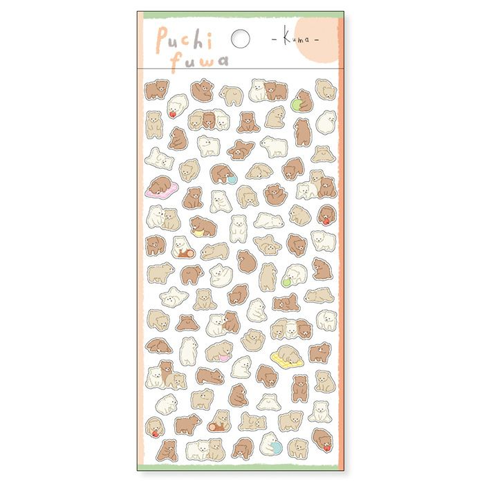 Mind Wave Puchi Fuwa Stickers - Bear