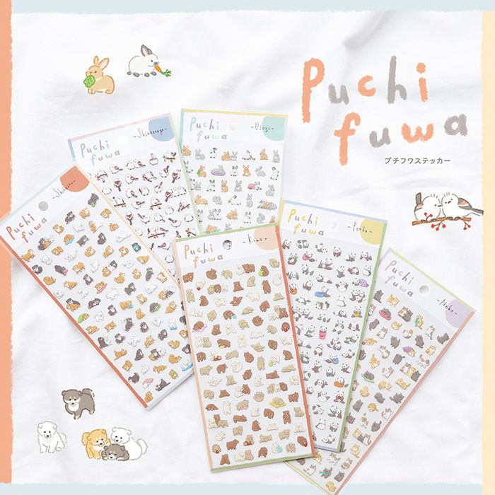 Mind Wave Puchi Fuwa Stickers - Bear