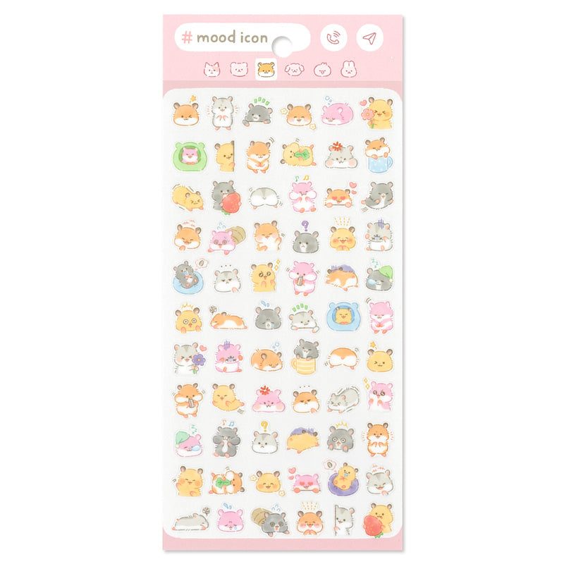 Mind Wave Mood Icon Stickers - Hamster