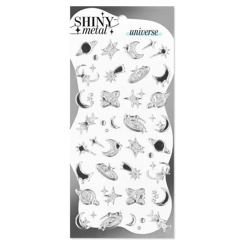 Mind Wave Shiny Metal Stickers - Universe