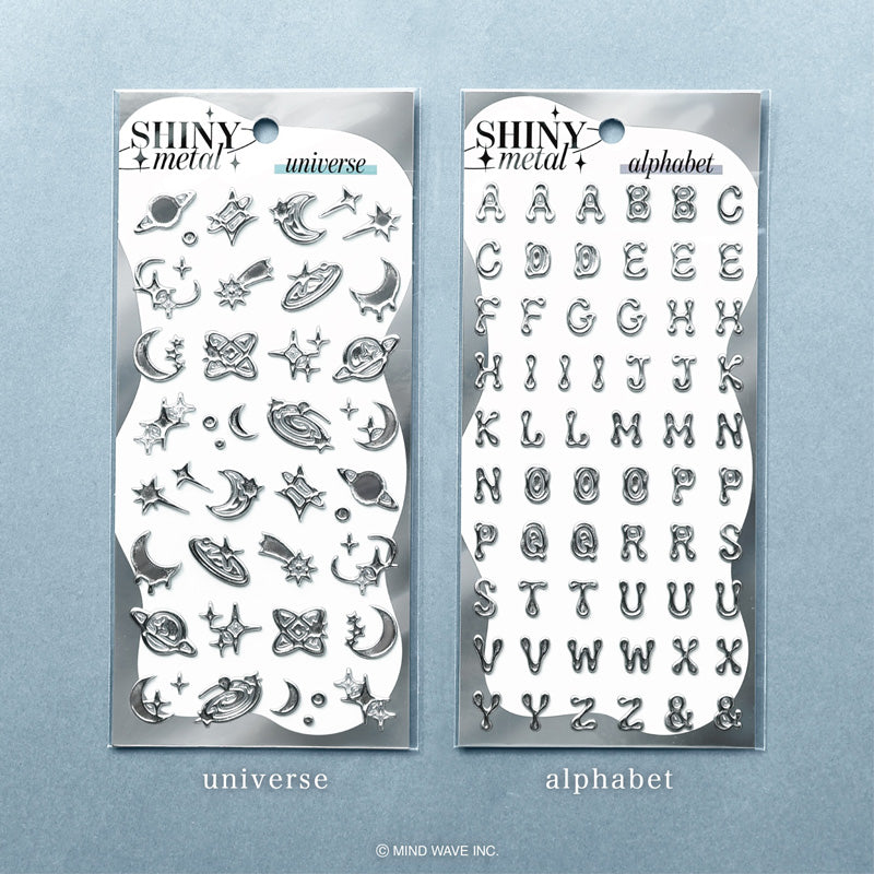 Mind Wave Shiny Metal Stickers - Universe