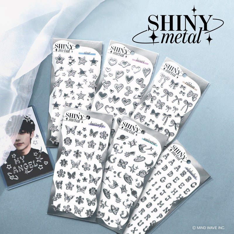 Mind Wave Shiny Metal Stickers - Universe