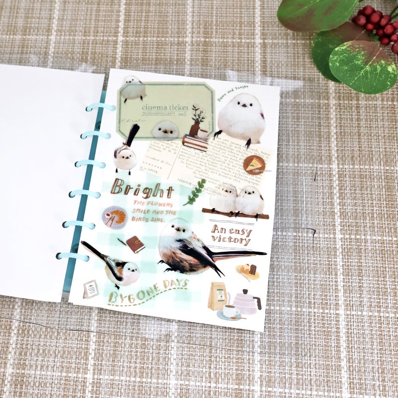 Mind Wave Photo Selection Stickers - Long-tailed Tit