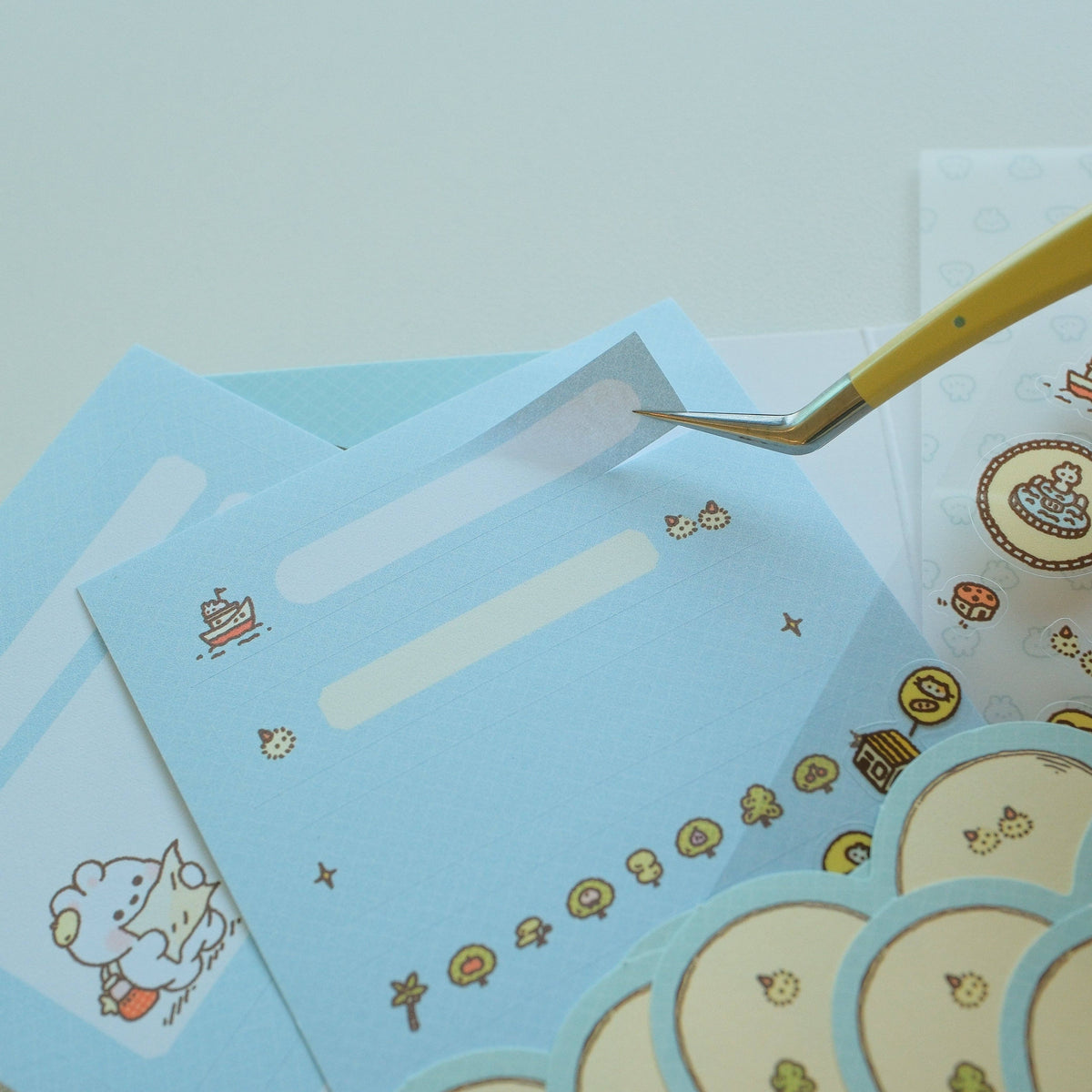 2jingis2jing Bunnie Island Mini Stationery Pack