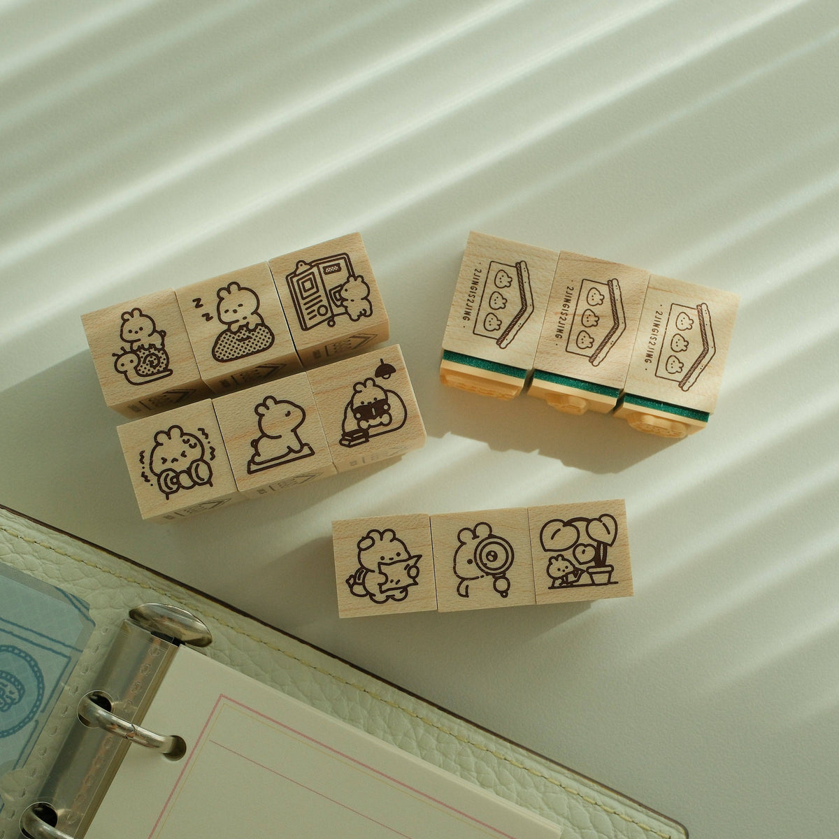 2jingis2jing Living Softly Rubber Stamp Vol. 1 (1.5cm)
