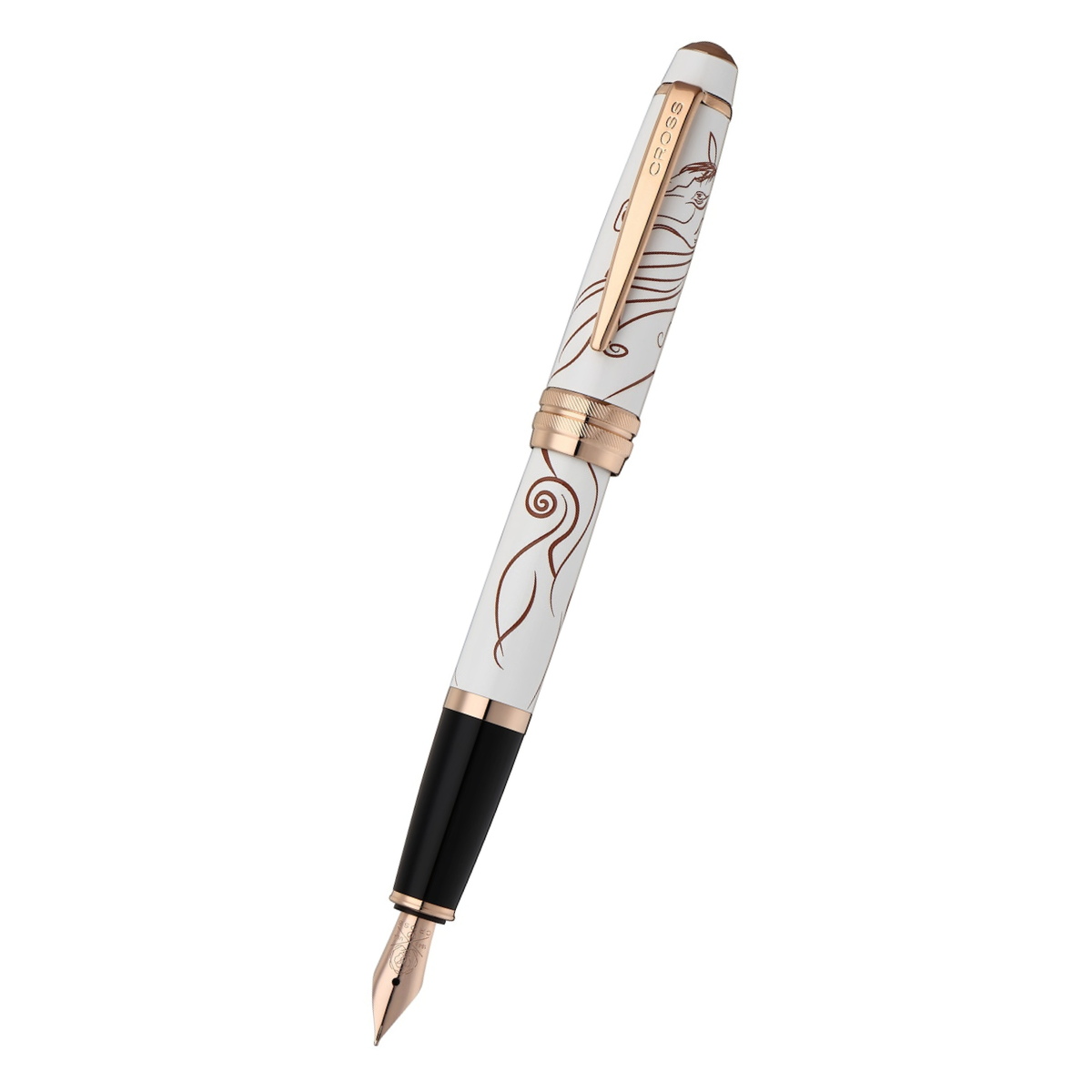 Cross Bailey Fountain Pen - Zodiac Year of the Horse White Lacquer