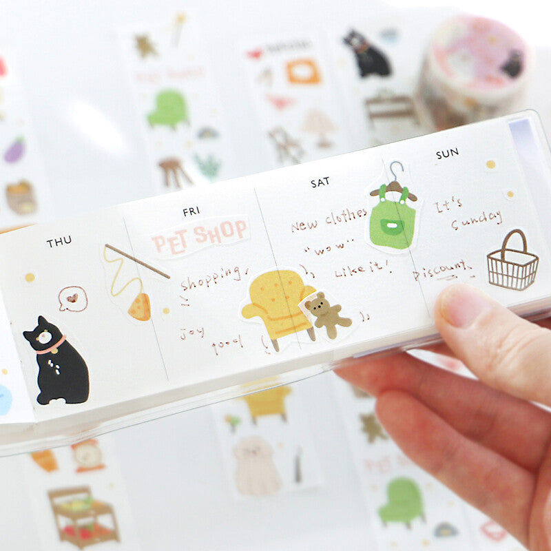BGM Washi Tape - Open Today - Pets (Special Edition)