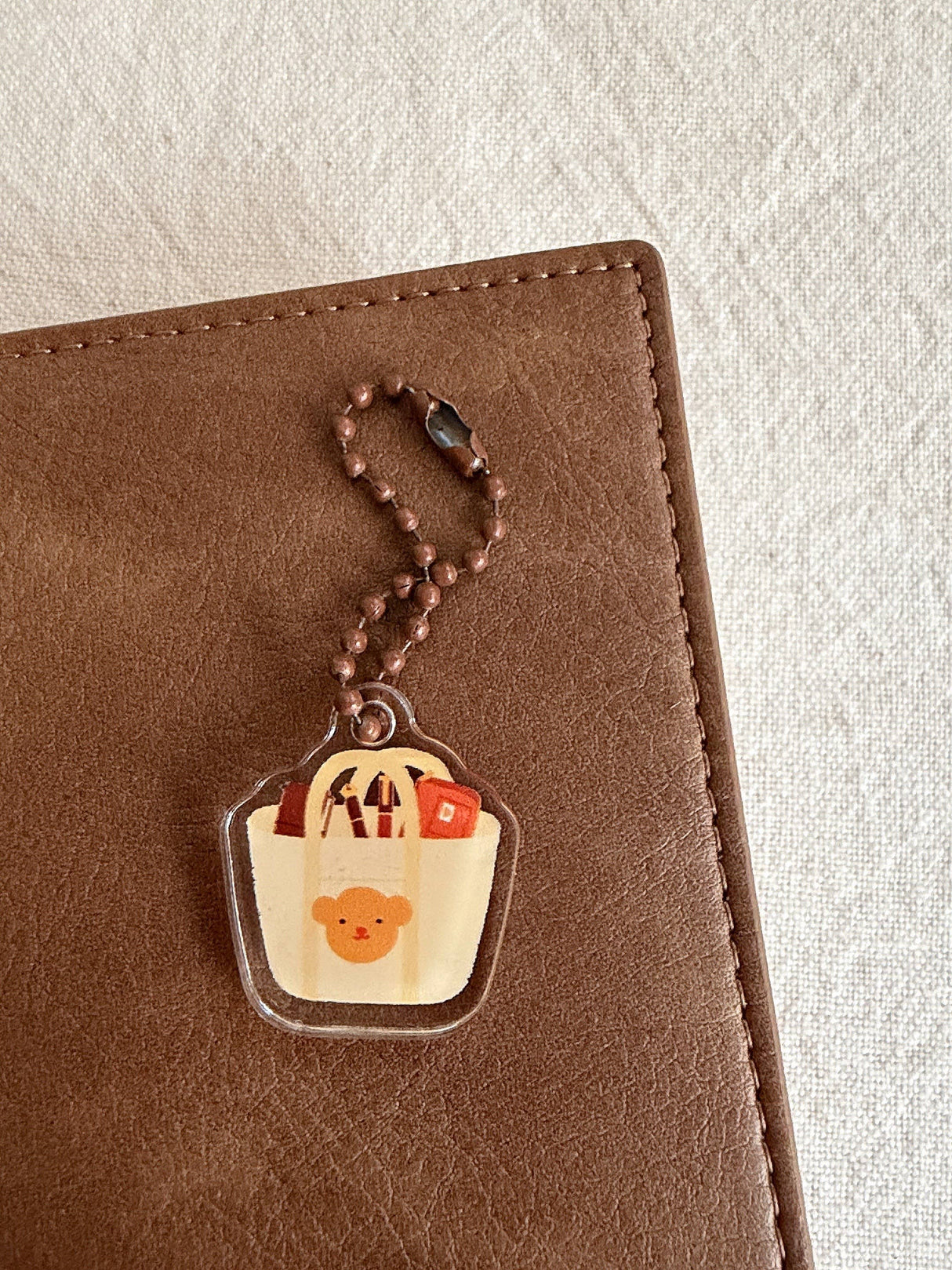 Bloom Paper Studio Teddy's Planner Bag Acrylic Charm