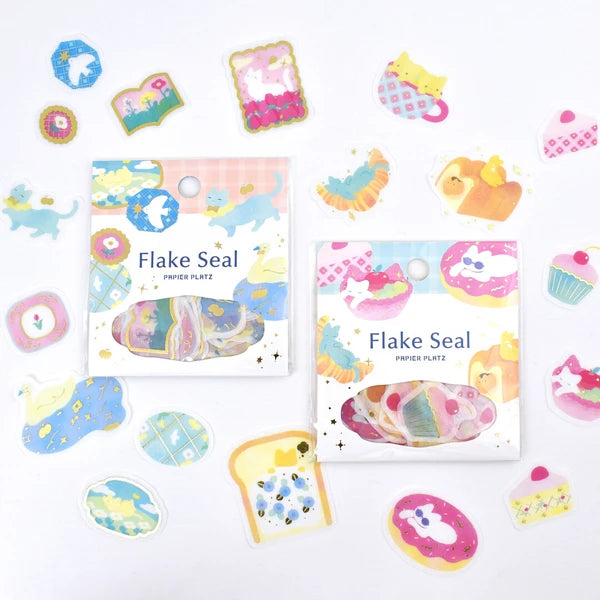 Papier Platz Kazu Miyashita Flake Stickers - Sweets Time
