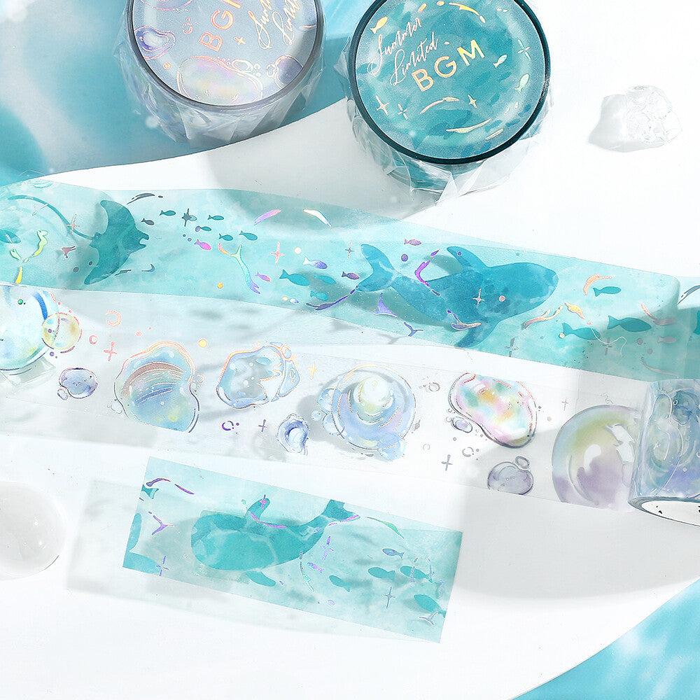 BGM Washi Tape - Summer Limited - Wave Shadows (Limited Edition)