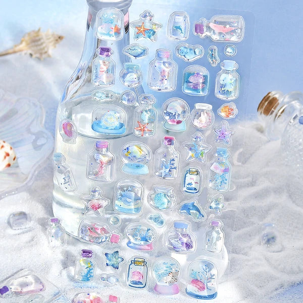 BGM Kyururun Sticker Sheet - Summer Limited - Pieces of the Sea