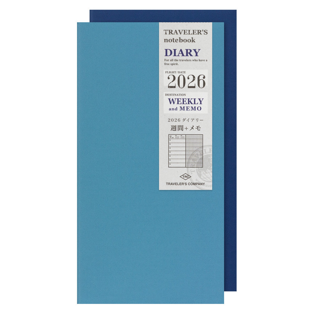 Traveler's Weekly & Memo Diary - Regular Size