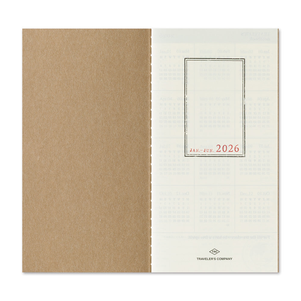 Traveler's Weekly Vertical Diary - Regular Size