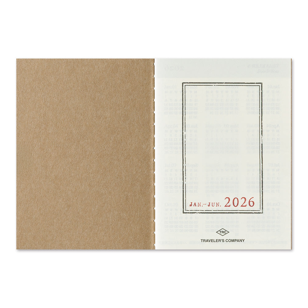 Traveler's Weekly Diary - Passport Size