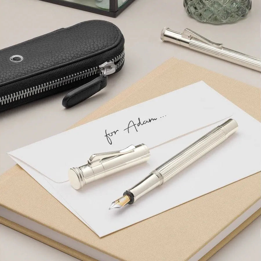 Graf Von-Faber Castell Classic Sterling Silver Fountain Pen