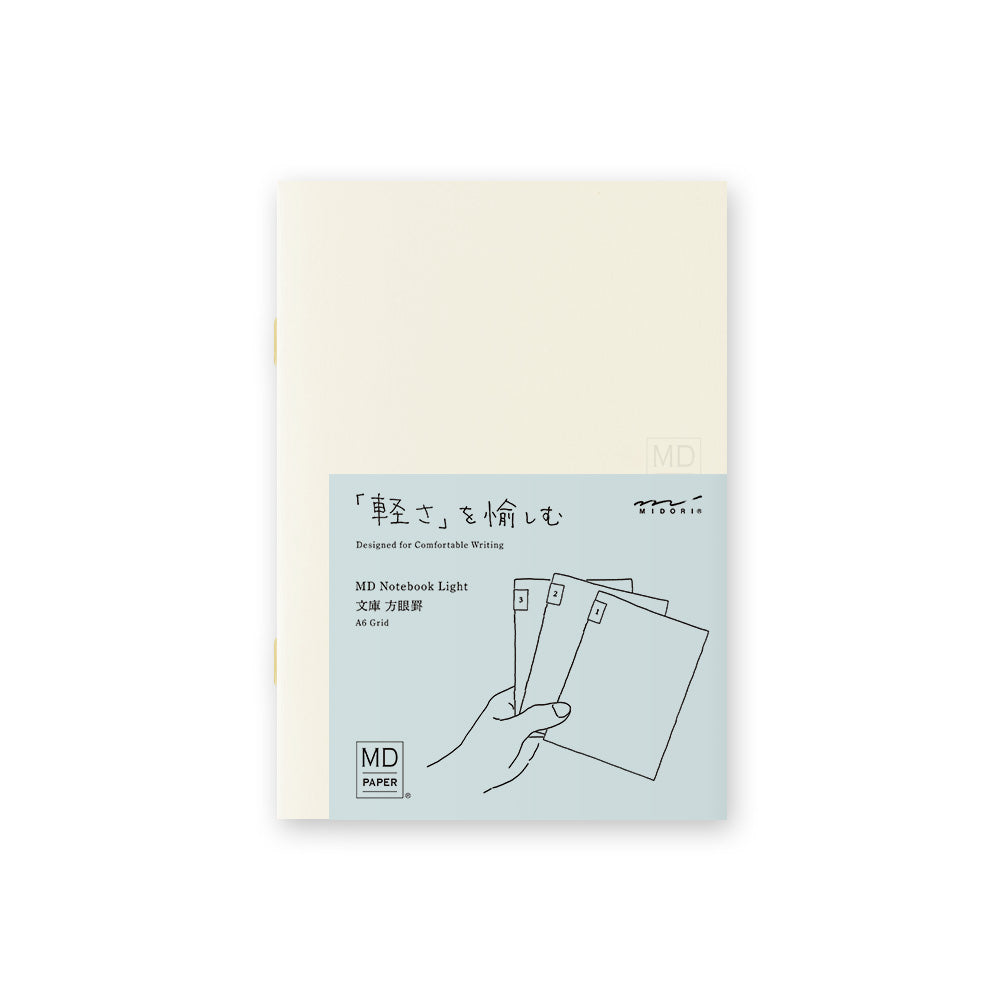 Midori MD Notebook Light - A6 - Grid (3 PCS)