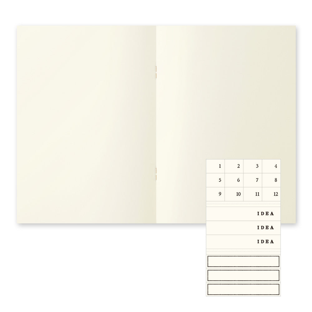Midori MD Notebook Light - A5 - Blank (3 PCS)