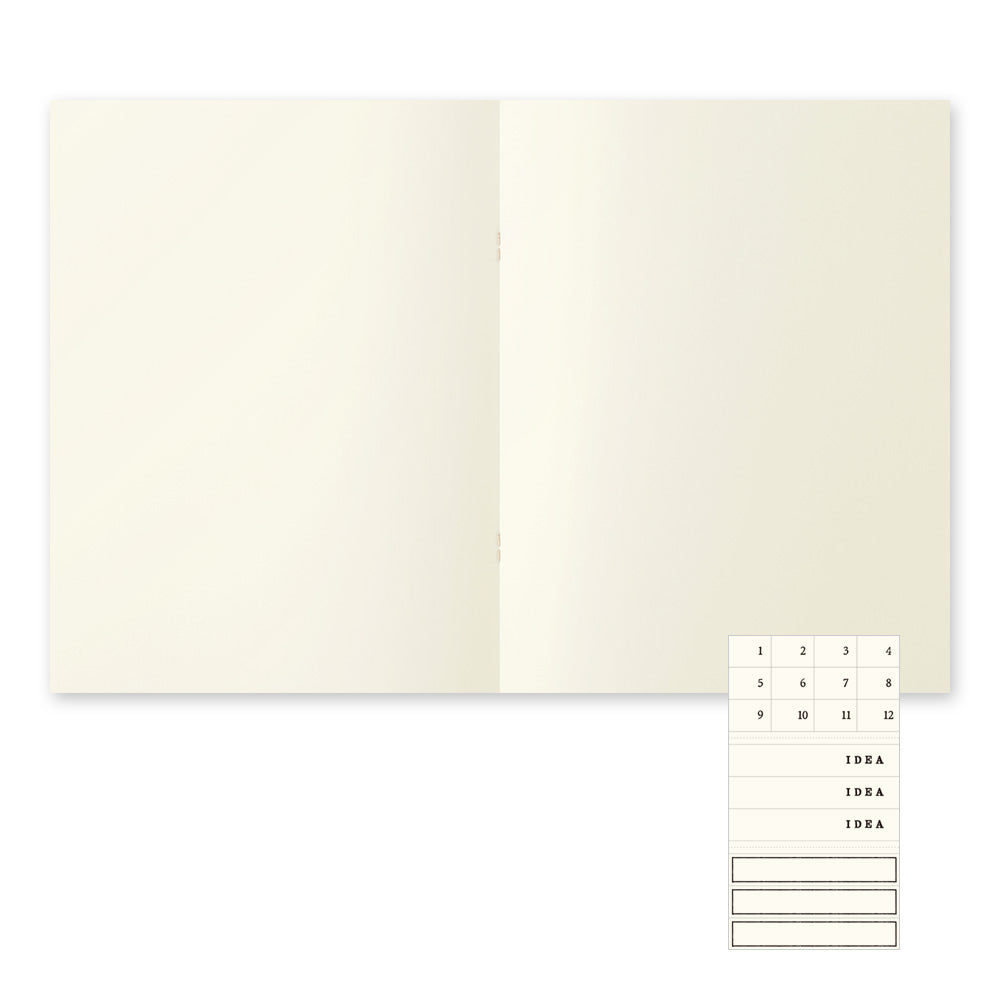 Midori MD Notebook Light - A4 - Blank (3 PCS)