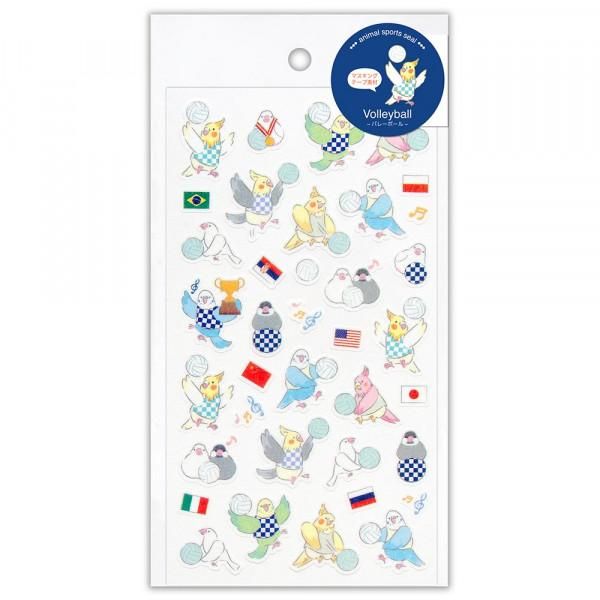 NB Large Sports Sticker Sheet - Volleyball