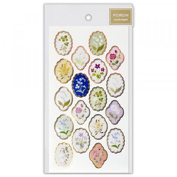 NB Large Antique Stickers - Pearly