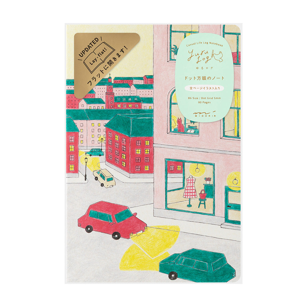 Midori Yuru Log Notebook B6 - Daily Life
