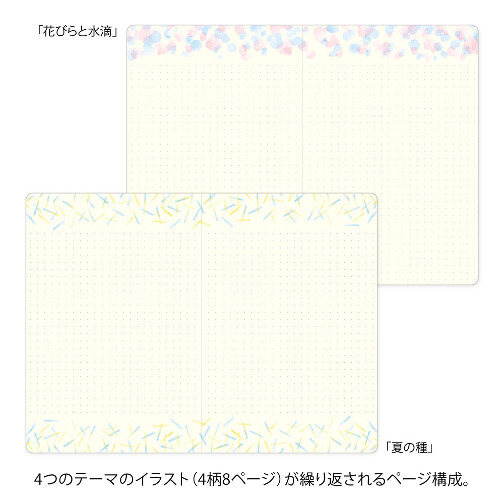 Midori Yuru Log Notebook B6 - Watercolor A