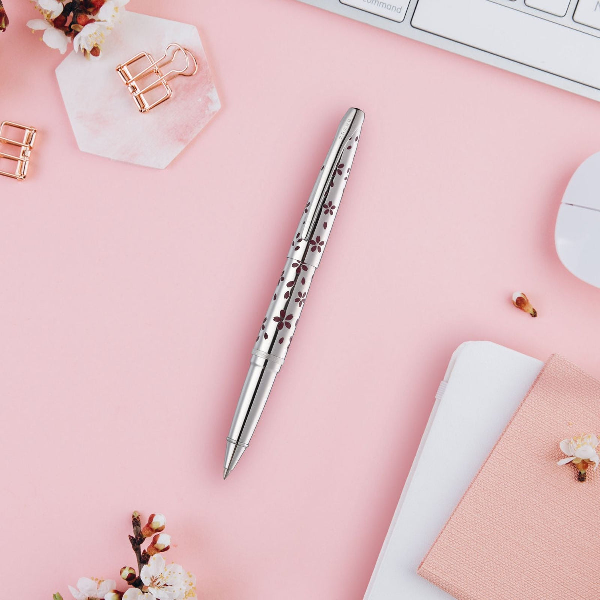 ATX Cherry Blossom Rollerball Pen - view 6