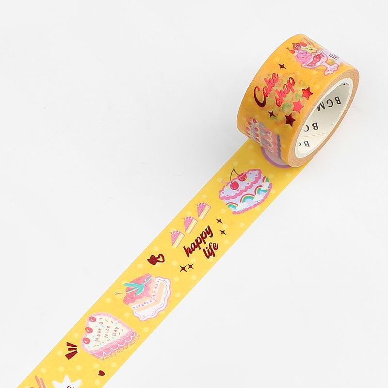 BGM Washi Tape - Yellow Cake