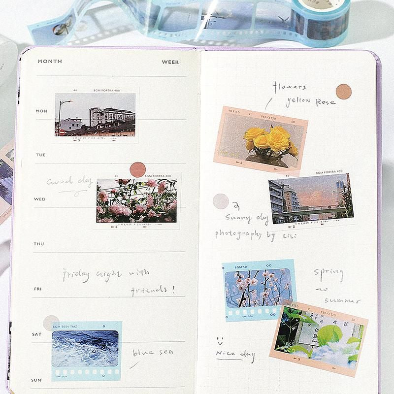 BGM Washi Tape - Clear Tape - White Film