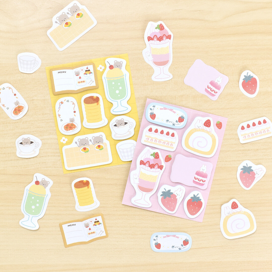 Papier Platz Flake Mini Sticky Notes - Bear's Café