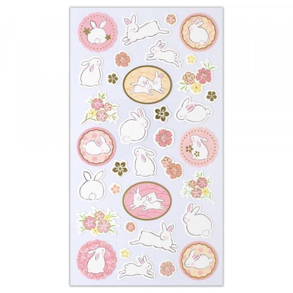 NB Large Japanese Style Sticker - Rabbit
