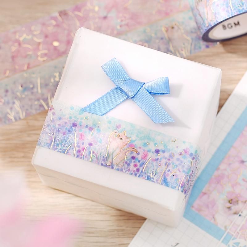 BGM Washi Tape - Flowers & Cats - Small Friends
