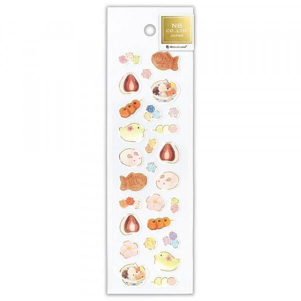 NB Japanese Style Sticker - Fluffy Japanese Sweets