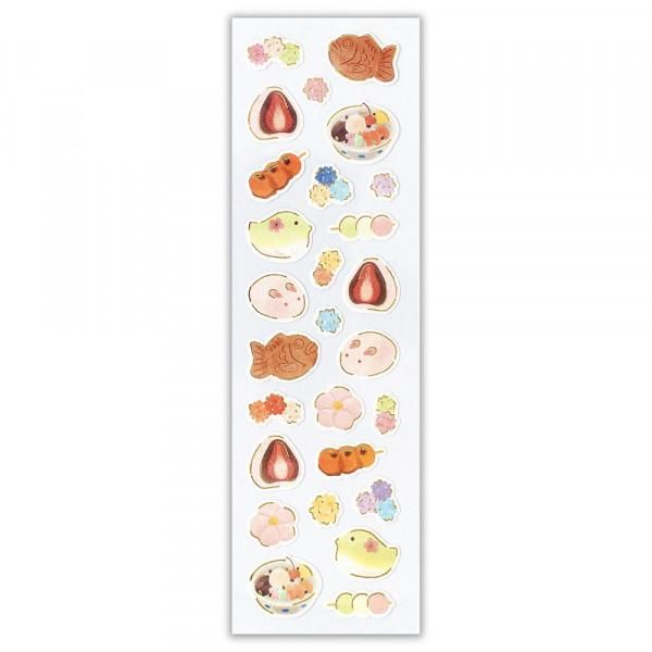 NB Japanese Style Sticker - Fluffy Japanese Sweets